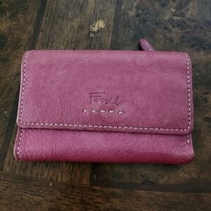 Fossil leather wallet